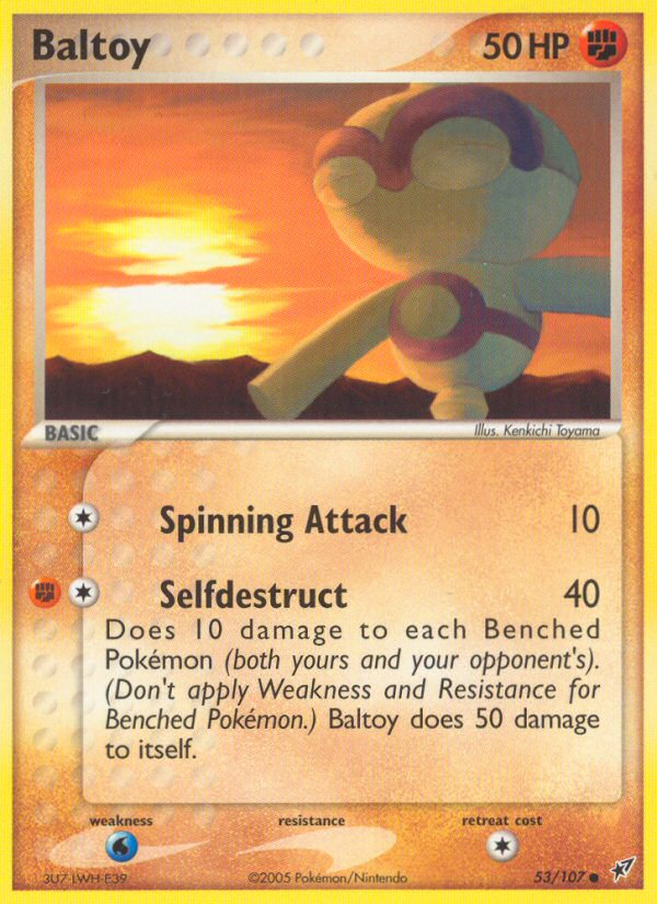 Baltoy (53/107) [EX: Deoxys] | Gam3 Escape