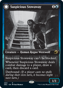 Suspicious Stowaway // Seafaring Werewolf [Innistrad: Double Feature] | Gam3 Escape