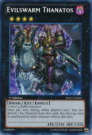 Evilswarm Thanatos [HA07-EN063] Secret Rare | Gam3 Escape