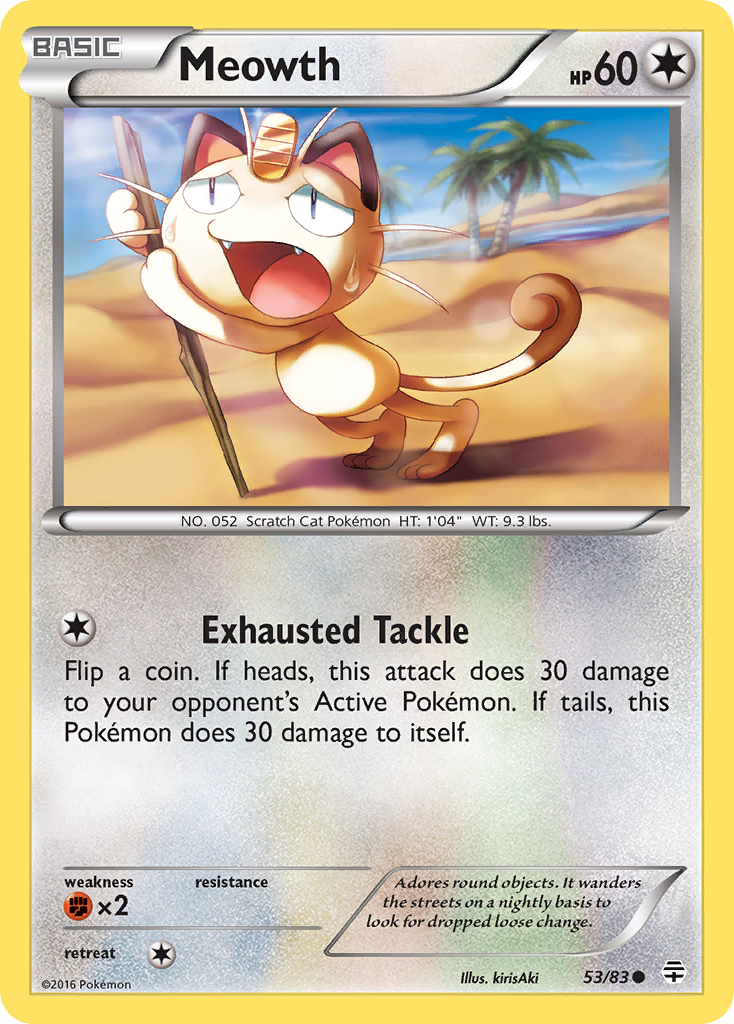 Meowth (53/83) [XY: Generations] | Gam3 Escape