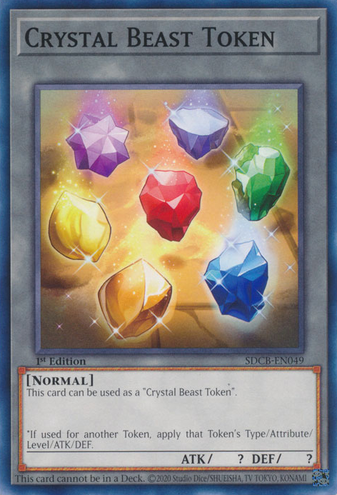 Crystal Beast Token [SDCB-EN049] Common | Gam3 Escape