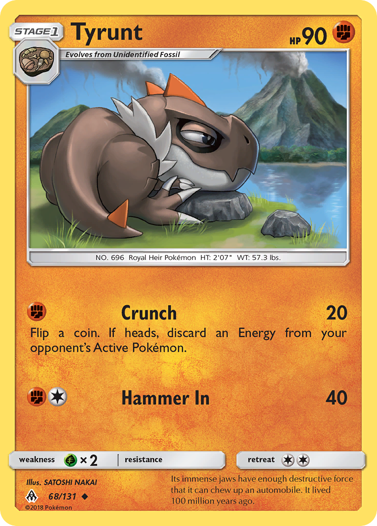 Tyrunt (68/131) [Sun & Moon: Forbidden Light] | Gam3 Escape