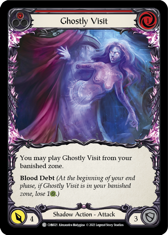 Ghostly Visit (Red) [CHN021] (Monarch Chane Blitz Deck) | Gam3 Escape