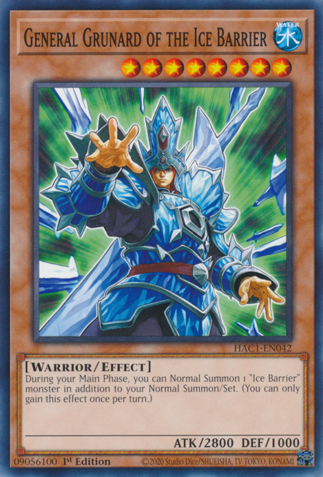 General Grunard of the Ice Barrier [HAC1-EN042] Common | Gam3 Escape