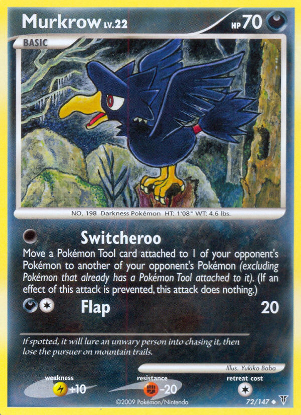 Murkrow (72/147) [Platinum: Supreme Victors] | Gam3 Escape