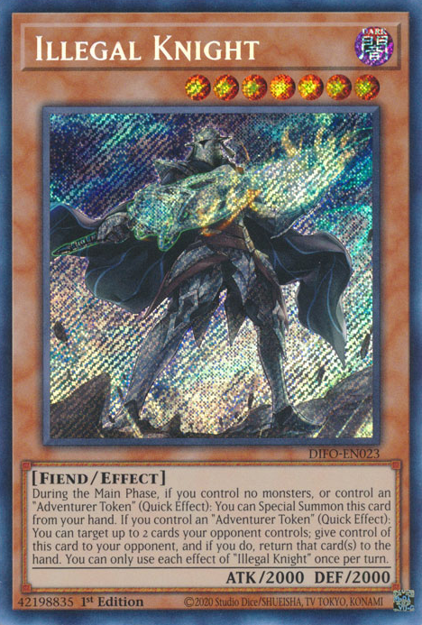 Illegal Knight [DIFO-EN023] Secret Rare | Gam3 Escape