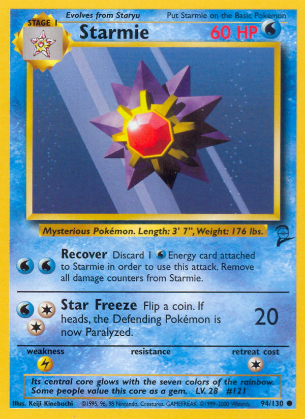 Starmie (94/130) [Base Set 2] | Gam3 Escape