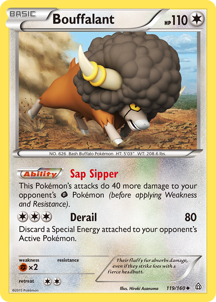 Bouffalant (119/160) [XY: Primal Clash] | Gam3 Escape