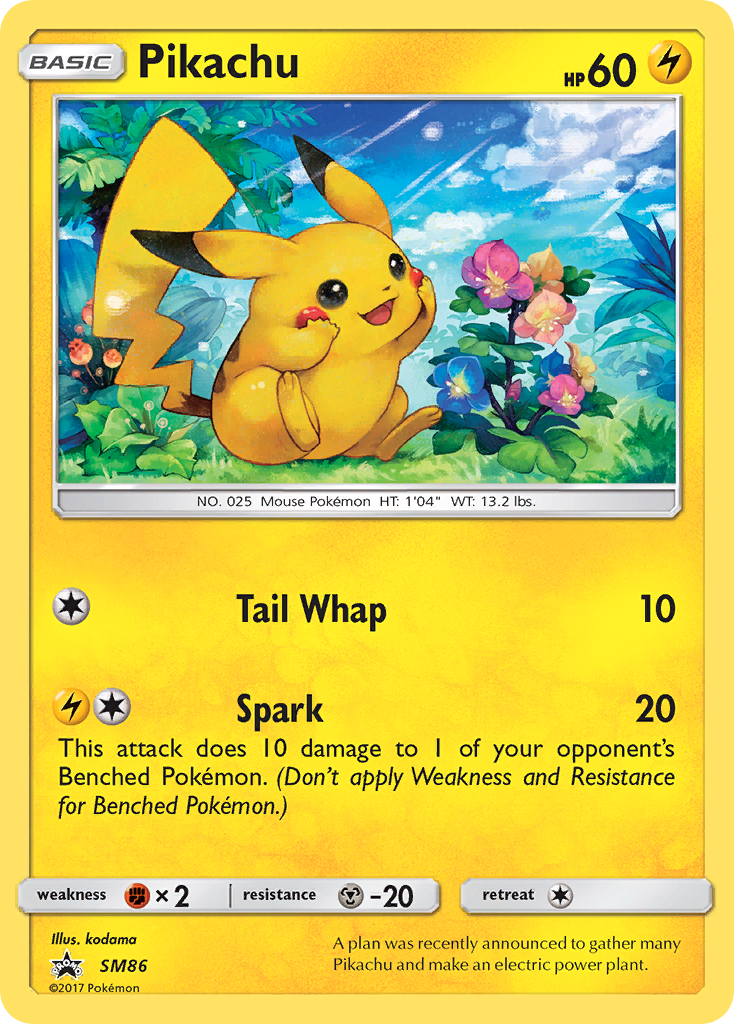 Pikachu (SM86) [Sun & Moon: Black Star Promos] | Gam3 Escape