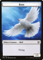 Bird // Kor Ally Double-sided Token [Zendikar Rising Commander Tokens] | Gam3 Escape