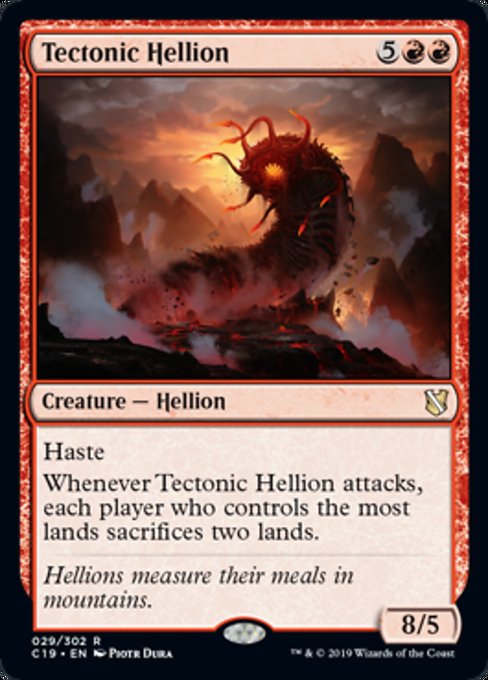 Tectonic Hellion [Commander 2019] | Gam3 Escape