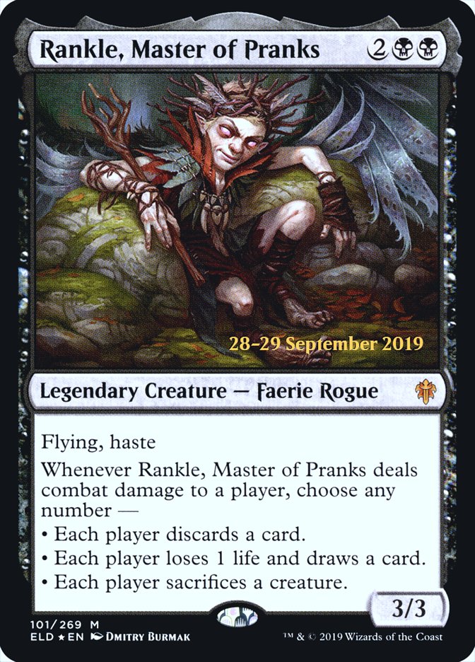Rankle, Master of Pranks  [Throne of Eldraine Prerelease Promos] | Gam3 Escape