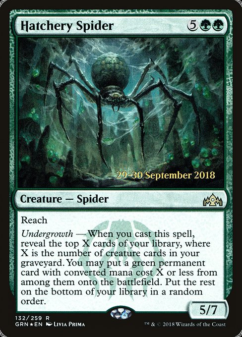 Hatchery Spider [Guilds of Ravnica Promos] | Gam3 Escape