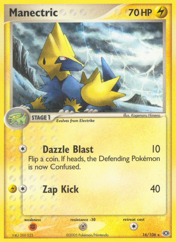 Manectric (16/106) [EX: Emerald] | Gam3 Escape