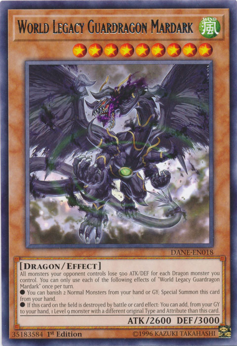 World Legacy Guardragon Mardark [DANE-EN018] Rare | Gam3 Escape