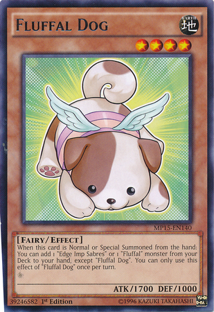 Fluffal Dog [MP15-EN140] Rare | Gam3 Escape