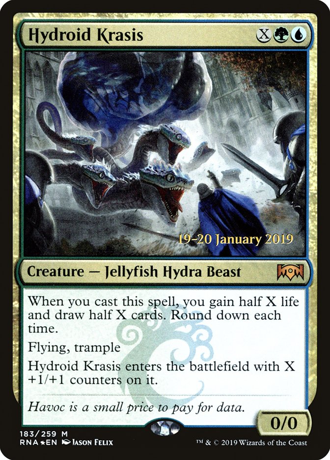 Hydroid Krasis [Ravnica Allegiance Prerelease Promos] | Gam3 Escape