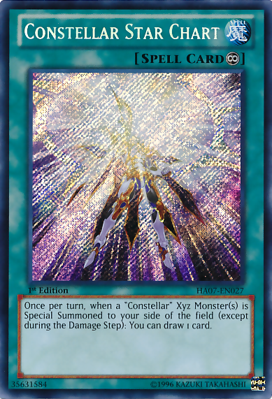 Constellar Star Chart [HA07-EN027] Secret Rare | Gam3 Escape