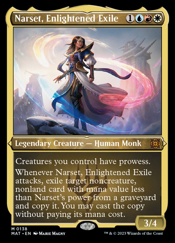 Narset, Enlightened Exile (Foil Etched) [March of the Machine: The Aftermath] | Gam3 Escape