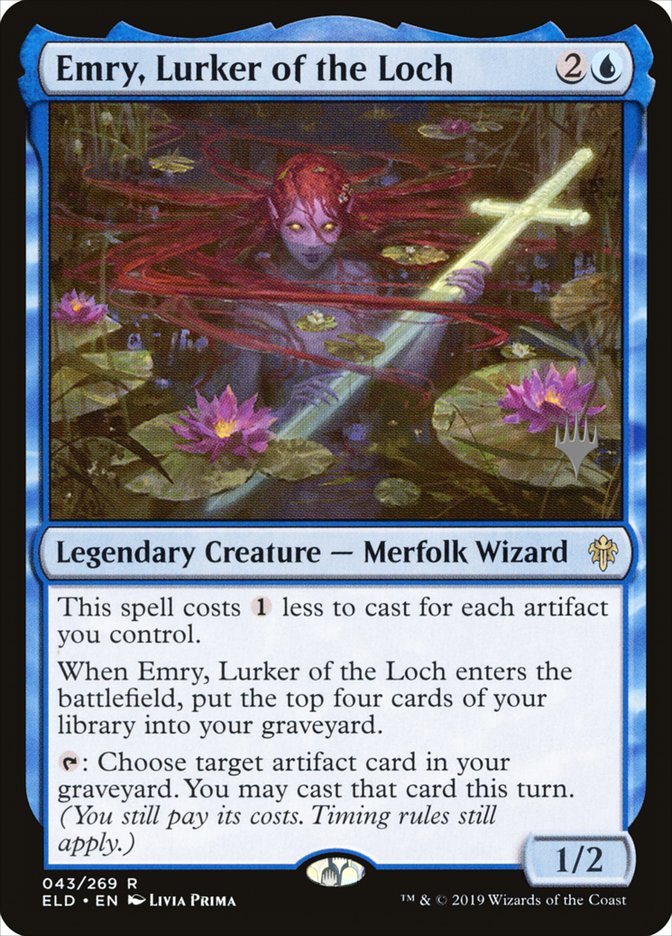 Emry, Lurker of the Loch (Promo Pack) [Throne of Eldraine Promos] | Gam3 Escape