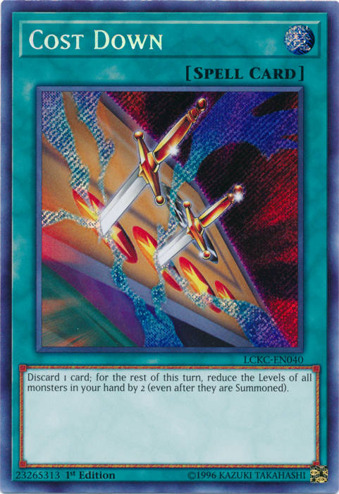 Cost Down [LCKC-EN040] Secret Rare | Gam3 Escape