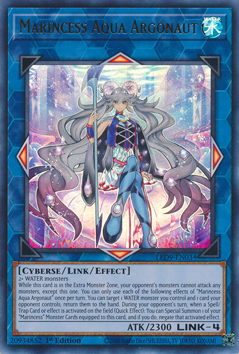 Marincess Aqua Argonaut [LED9-EN034] Ultra Rare | Gam3 Escape