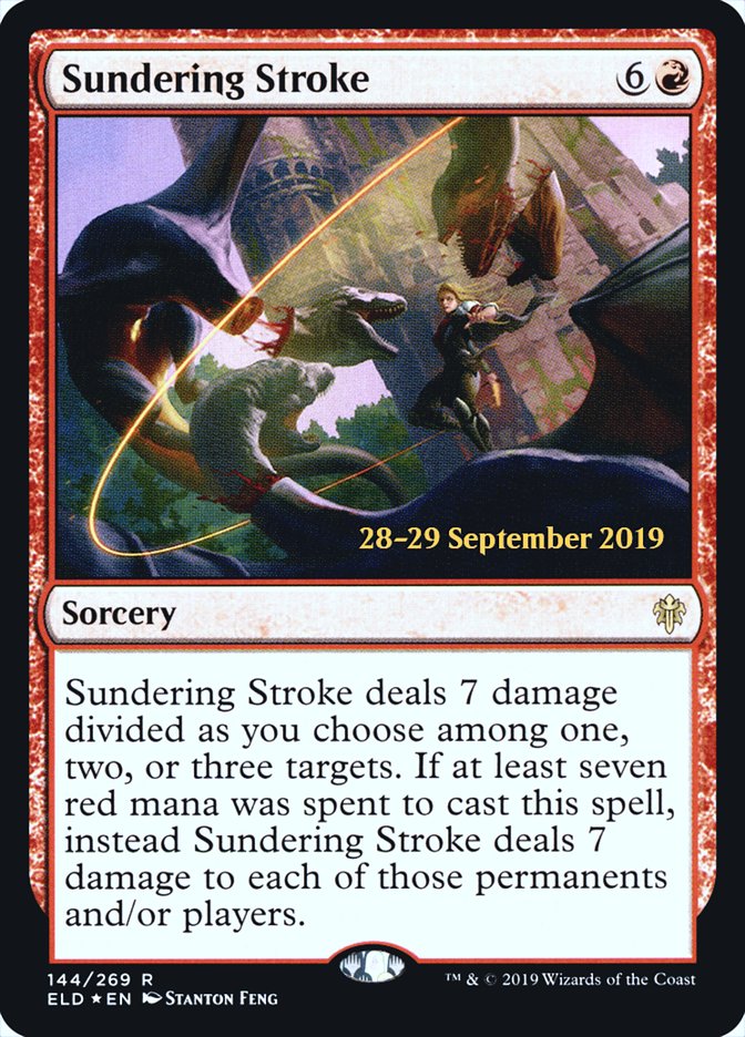 Sundering Stroke  [Throne of Eldraine Prerelease Promos] | Gam3 Escape