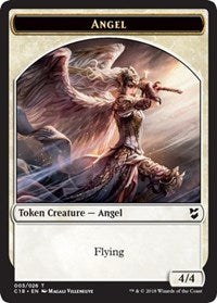 Angel // Soldier Double-sided Token [Commander 2018 Tokens] | Gam3 Escape