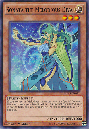 Sonata the Melodious Diva [MP15-EN071] Common | Gam3 Escape
