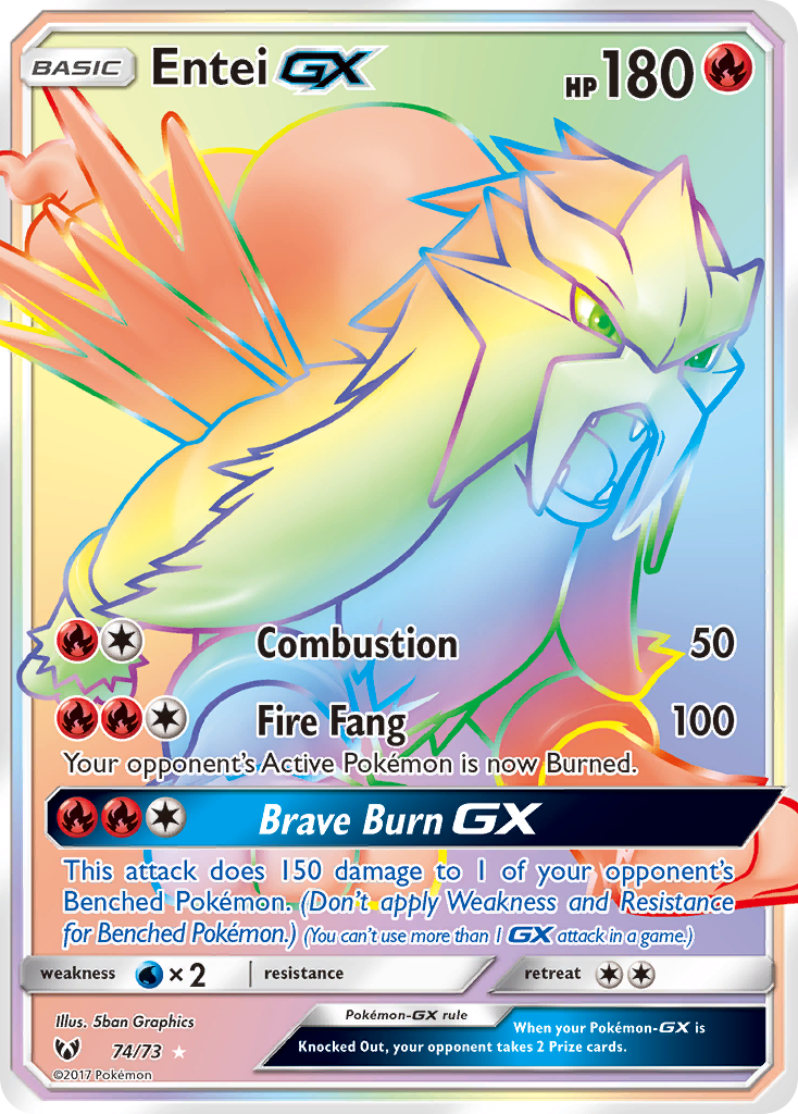 Entei GX (74/73) [Sun & Moon: Shining Legends] | Gam3 Escape