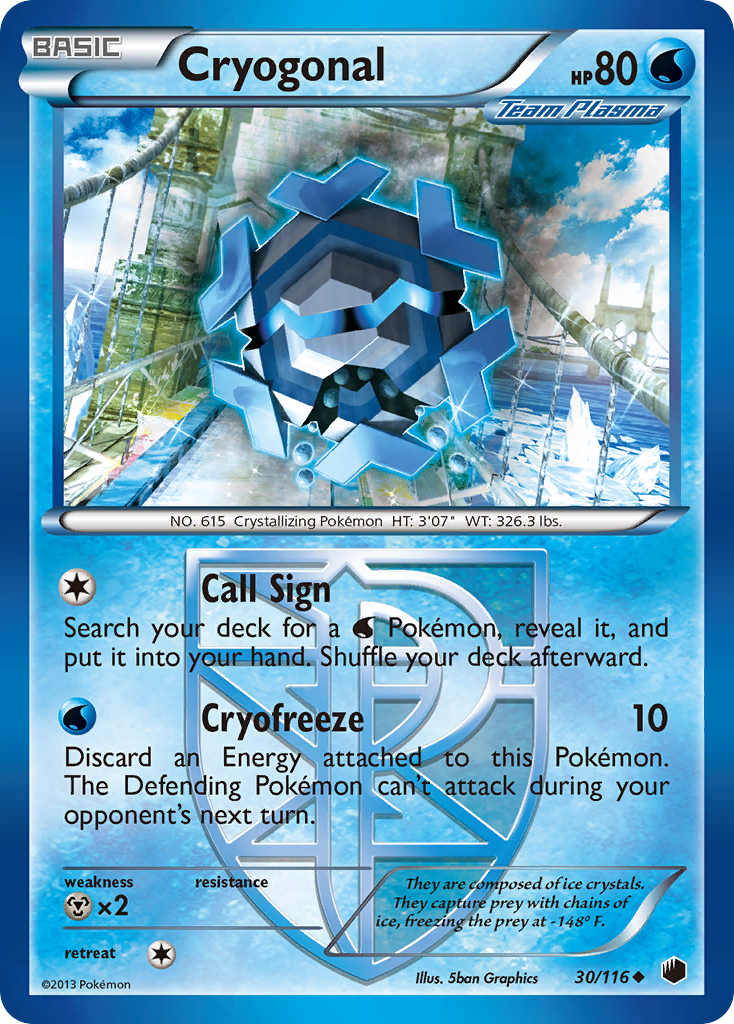 Cryogonal (30/116) [Black & White: Plasma Freeze] | Gam3 Escape