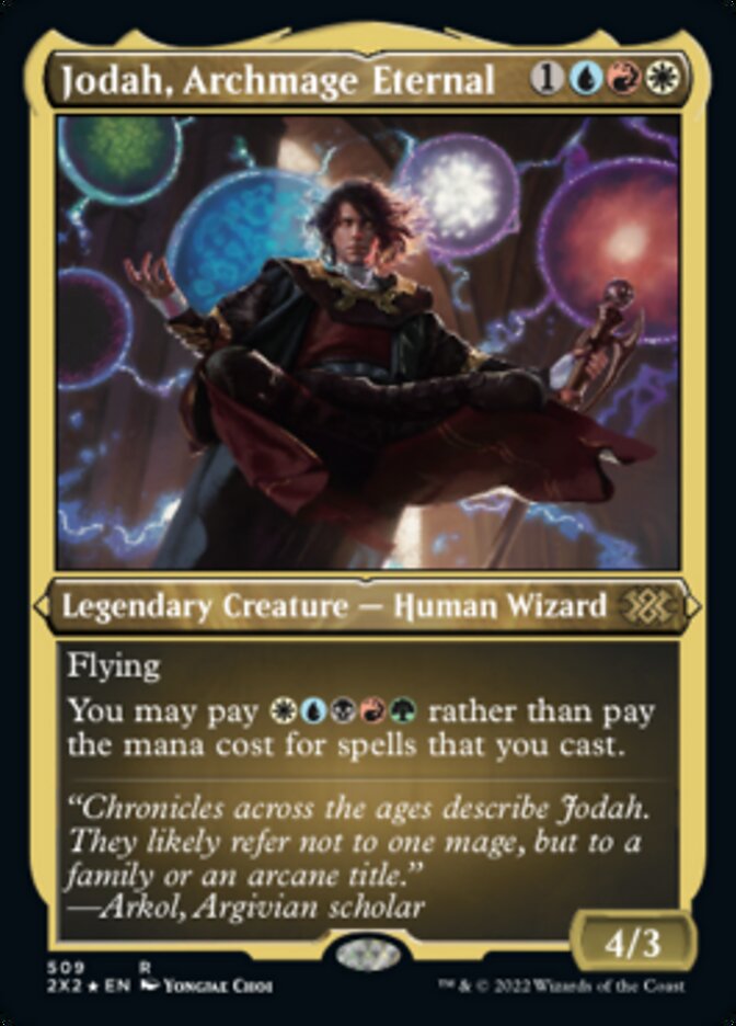 Jodah, Archmage Eternal (Foil Etched) [Double Masters 2022] | Gam3 Escape