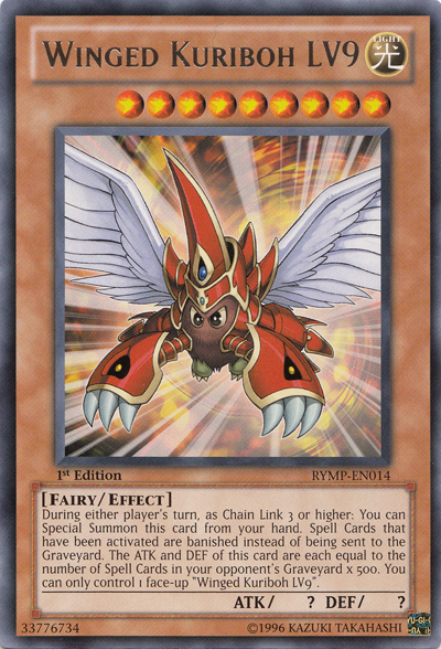 Winged Kuriboh LV9 [RYMP-EN014] Rare | Gam3 Escape