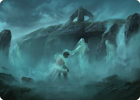 Fog on the Barrow-Downs Art Card [The Lord of the Rings: Tales of Middle-earth Art Series] | Gam3 Escape