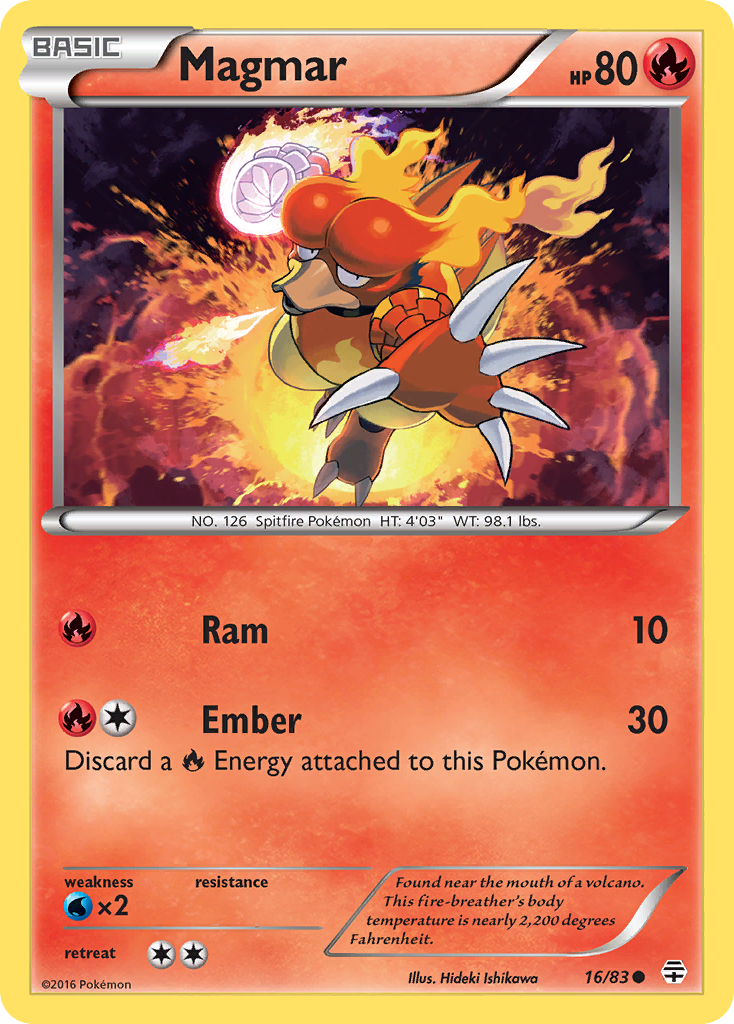 Magmar (16/83) [XY: Generations] | Gam3 Escape