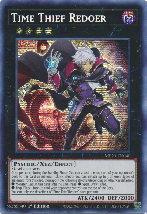 Time Thief Redoer [MP20-EN040] Prismatic Secret Rare | Gam3 Escape