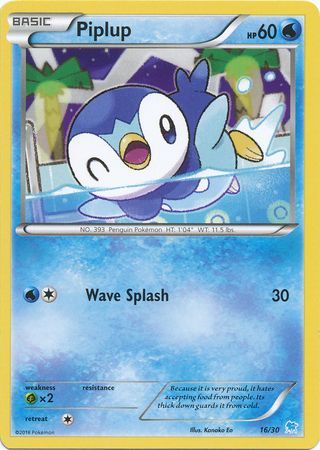 Piplup (16/30) [XY: Trainer Kit 3 - Suicune] | Gam3 Escape