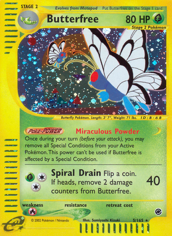Butterfree (5/165) [Expedition: Base Set] | Gam3 Escape