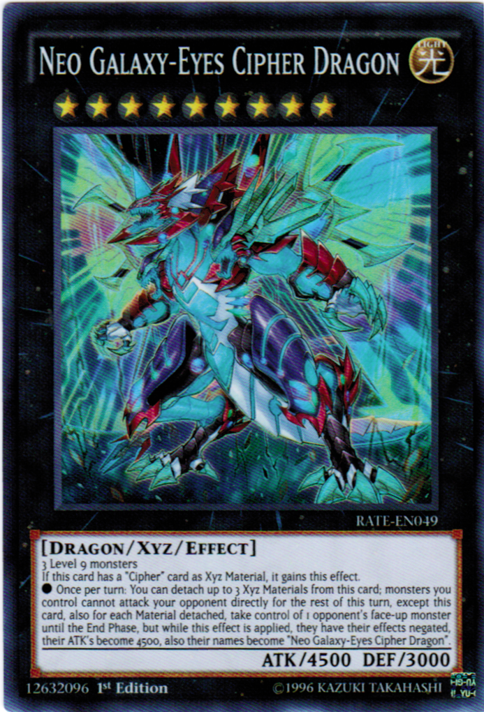 Neo Galaxy-Eyes Cipher Dragon [RATE-EN049] Super Rare | Gam3 Escape