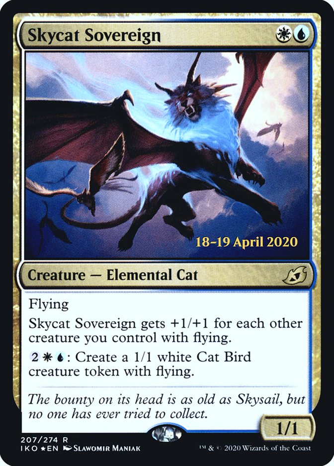 Skycat Sovereign  [Ikoria: Lair of Behemoths Prerelease Promos] | Gam3 Escape