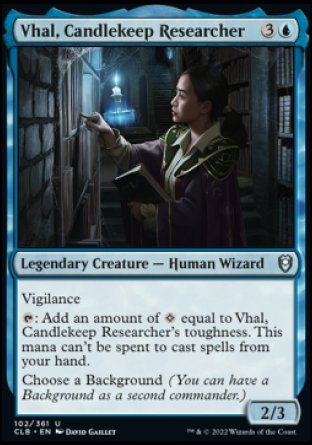 Vhal, Candlekeep Researcher [Commander Legends: Battle for Baldur's Gate] | Gam3 Escape