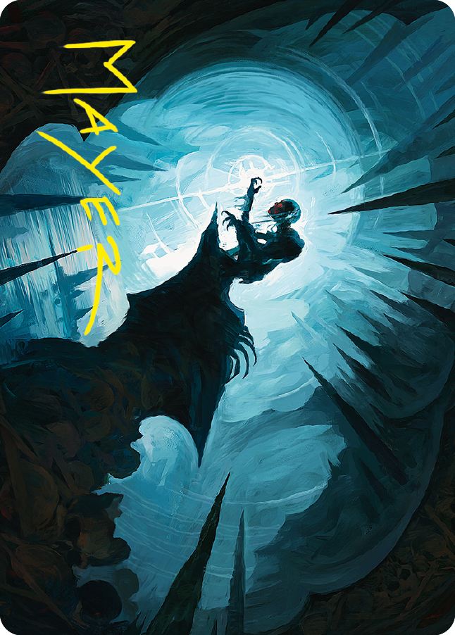 Gollum, Patient Plotter Art Card (Gold-Stamped Signature) [The Lord of the Rings: Tales of Middle-earth Art Series] | Gam3 Escape