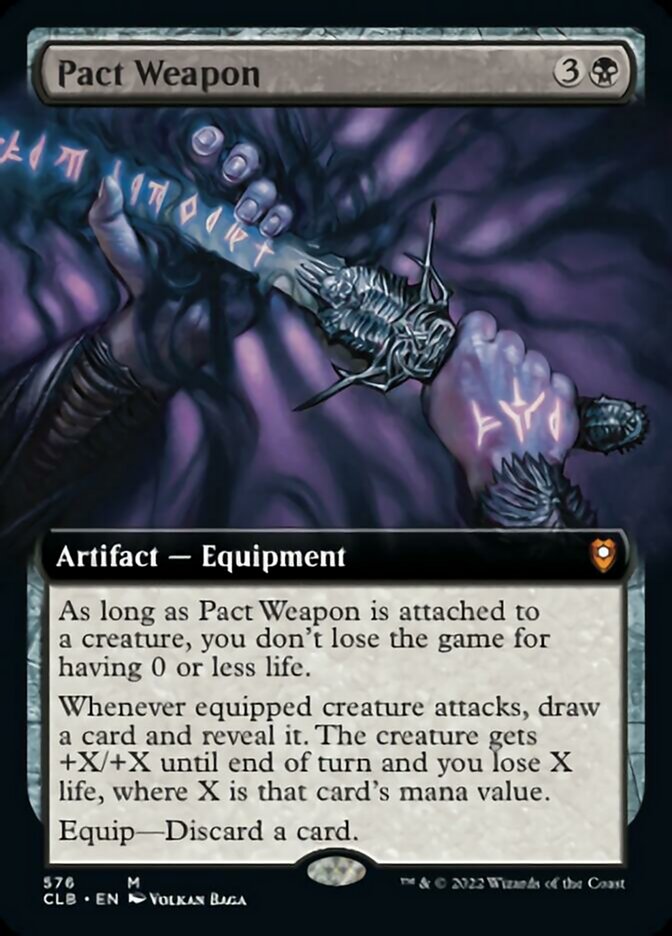 Pact Weapon (Extended Art) [Commander Legends: Battle for Baldur's Gate] | Gam3 Escape