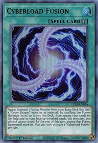 Cyberload Fusion (Green) [LDS2-EN035] Ultra Rare | Gam3 Escape