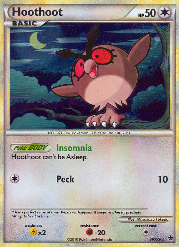 Hoothoot (HGSS05) [HeartGold & SoulSilver: Black Star Promos] | Gam3 Escape