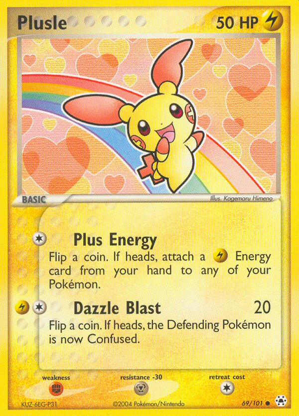 Plusle (69/101) [EX: Hidden Legends] | Gam3 Escape