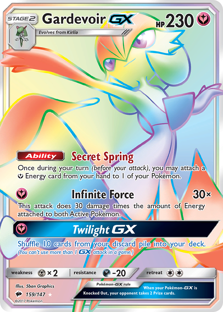 Gardevoir GX (159/147) [Sun & Moon: Burning Shadows] | Gam3 Escape