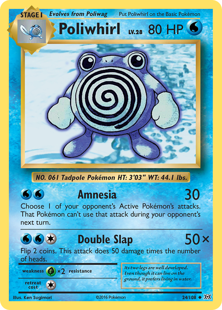 Poliwhirl (24/108) [XY: Evolutions] | Gam3 Escape