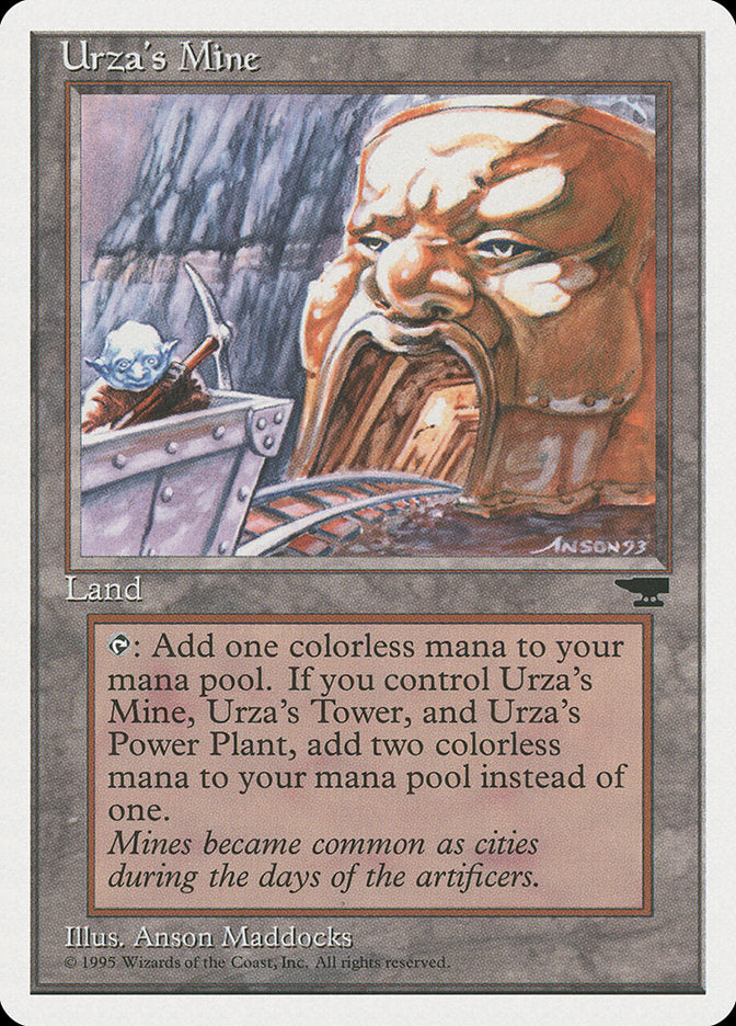 Urza's Mine (Mine Cart Entering Mouth) [Chronicles] | Gam3 Escape