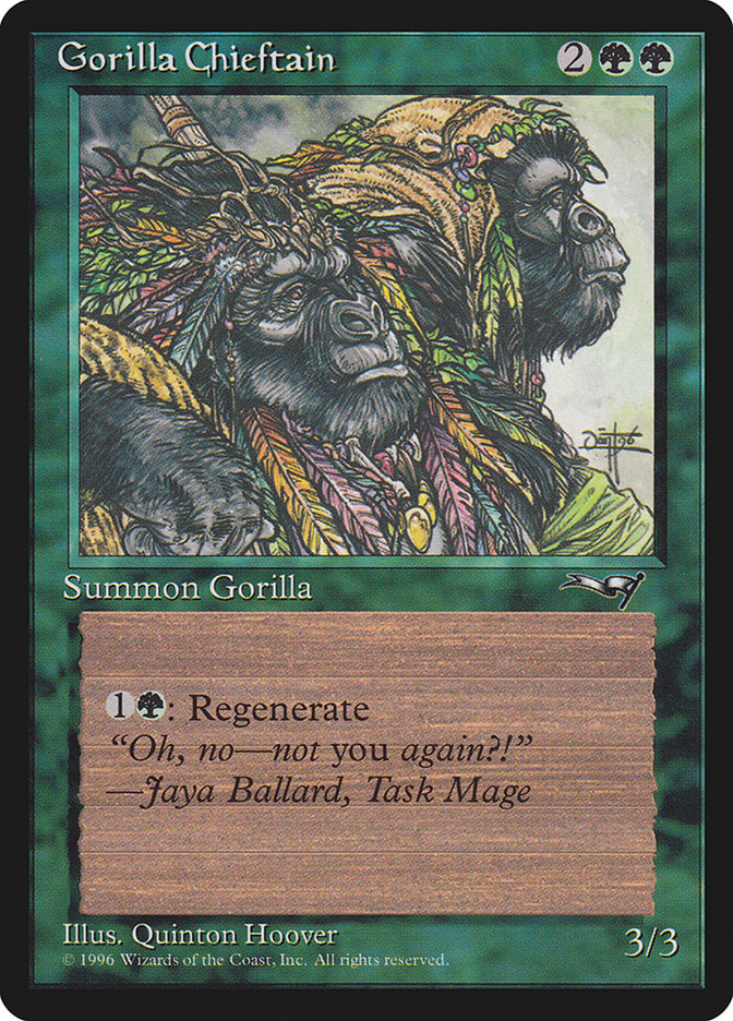 Gorilla Chieftain (Two Gorilla Art) [Alliances] | Gam3 Escape